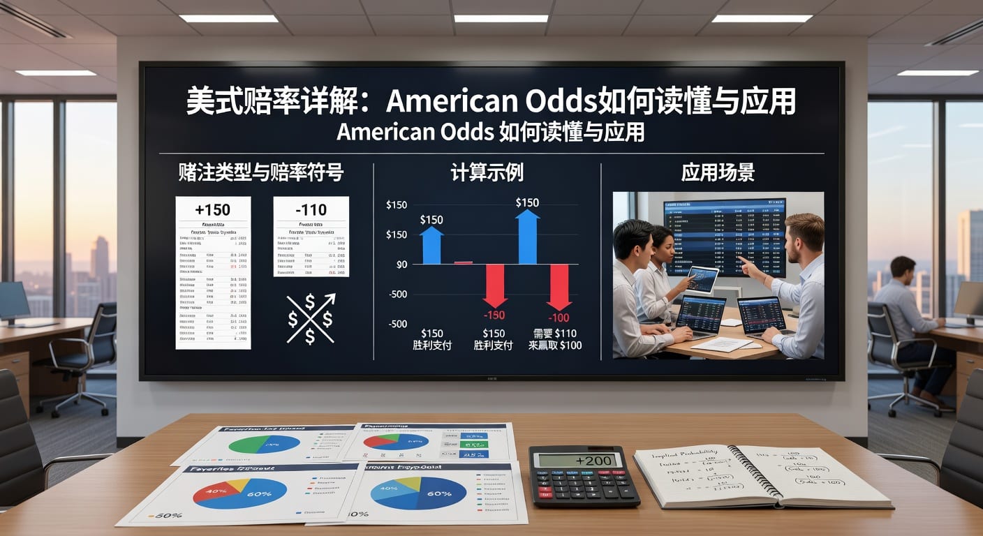 美式赔率 american odds｜换算与实战读法