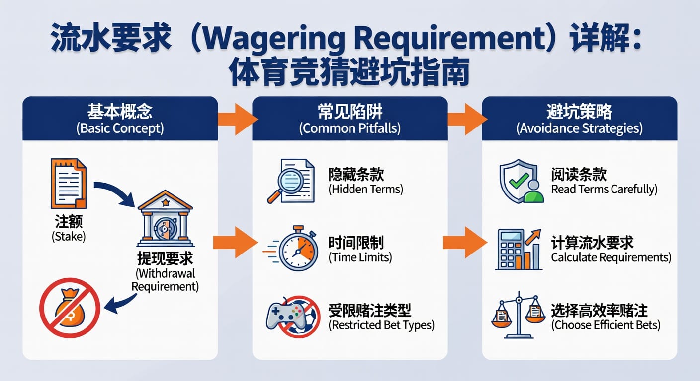 流水要求 sports wagering requirement 解析与降低技巧